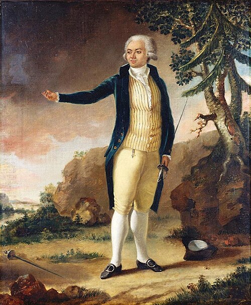 The Chevalier de Saint-George (1745-99), 1787, Alexandre-Auguste Robineau