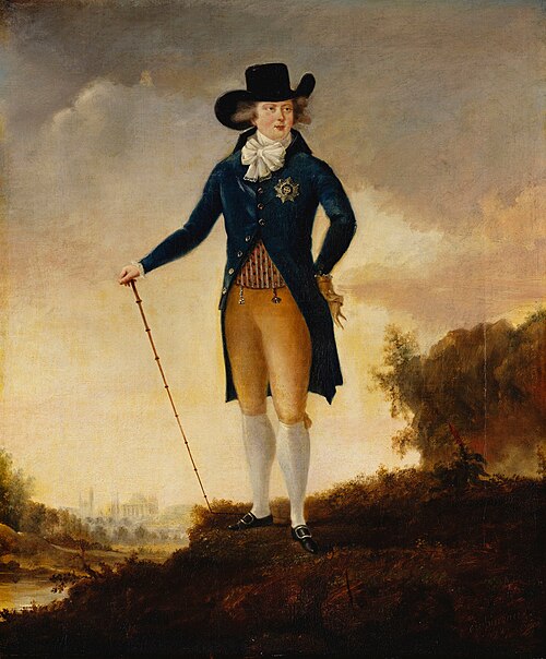 George IV (1762-1830) when Prince of Wales, 1787, Alexandre-Auguste Robineau