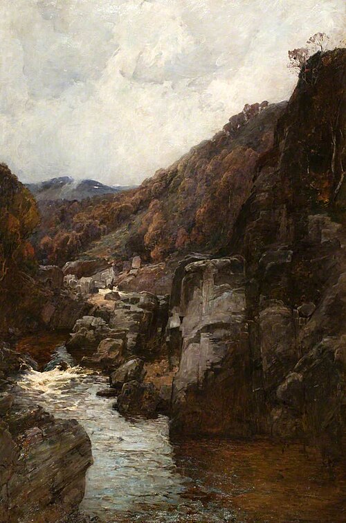 The Falls of Tummel, 1888, George Whitton Johnstone