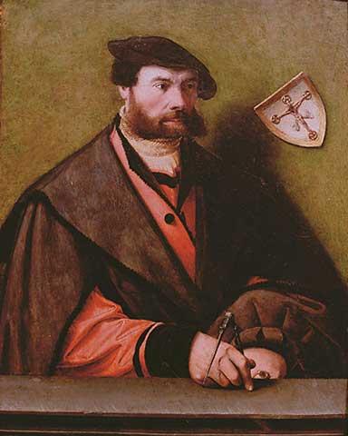 Selbstporträt, 1541, Ludger tom Ring l'Ancien