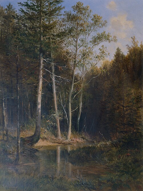 Forest Tour at Gerichtsberg near Kaumberg, 1878, Ludwig Halauska