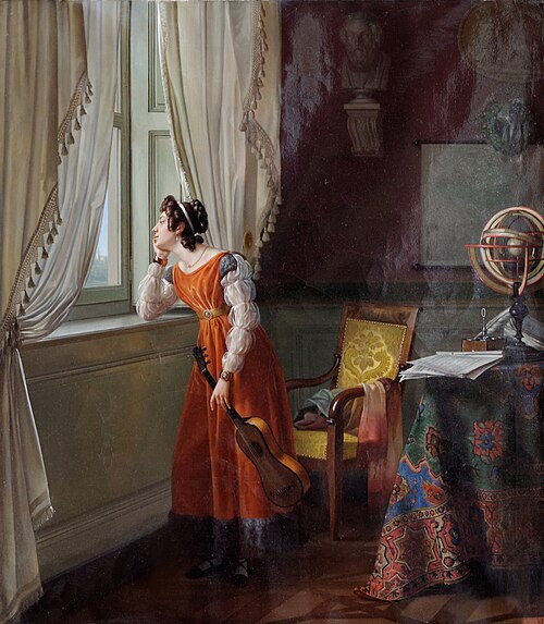 La Rêverie, 1827, Edma Trimolet