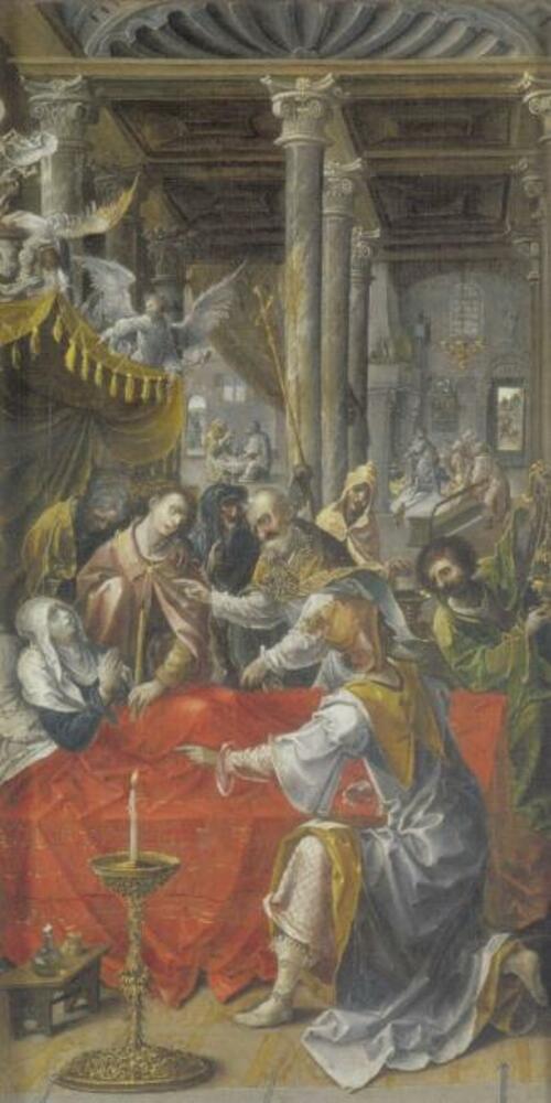 La Mort de la Vierge, 1520, Master of Amiens