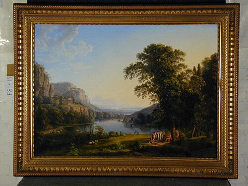 Arcadian Landscape, 1794, Ludwig Philipp Strack