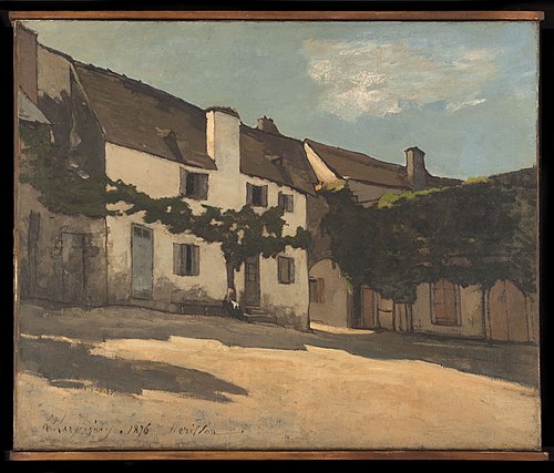 Maison à Herisson, 1876, Henri Harpignies