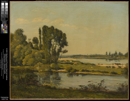 Landscape with a River, 1892, Henri Harpignies