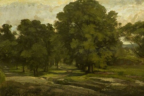 Entrée d'un bois, 1851, Henri Harpignies