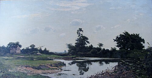 The Mirror of the Pond, 1916, Henri Harpignies