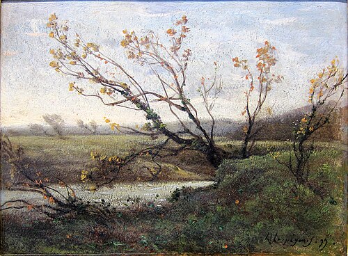Paysage à la mare, 1899, Henri Harpignies