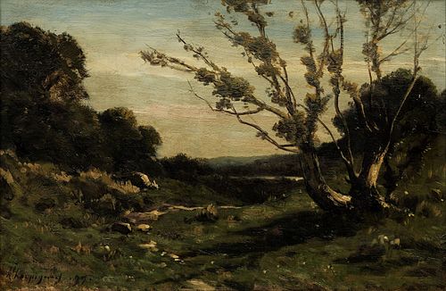 Matin dans la Nièvre, 1877, Henri Harpignies