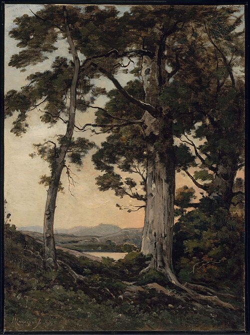 Evening at Saint-Privé, 1890, Henri Harpignies