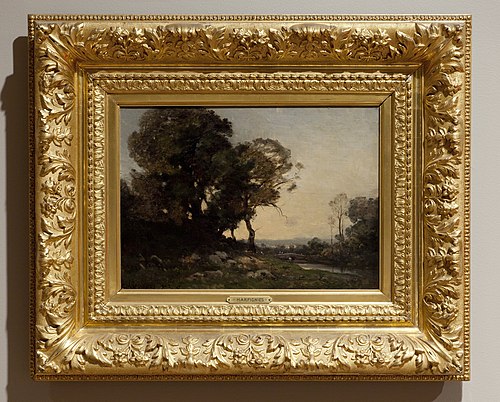 Trees to the Left of a Stream, 1890, Henri Harpignies