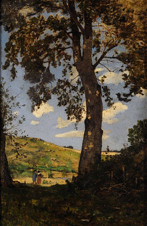 Le gros arbre, , Henri Harpignies