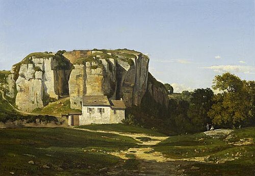 Cliffs Near Cremieu, 1847, Henri Harpignies