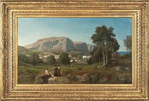 View from Capri, 1853, Henri Harpignies