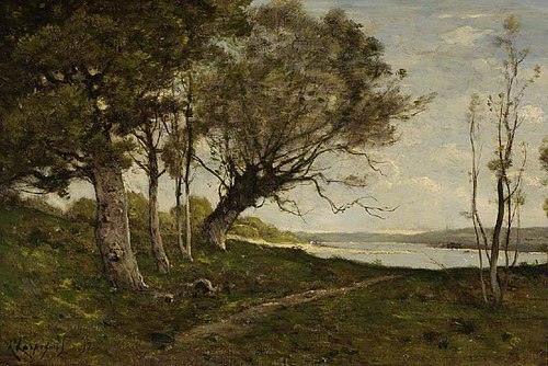 The Lake, 1897, Henri Harpignies