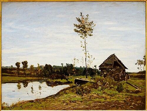Paysage à la mare, 1883, Henri Harpignies