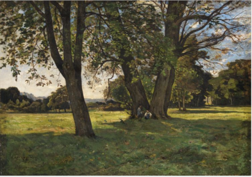 A Country Scene, , Henri Harpignies