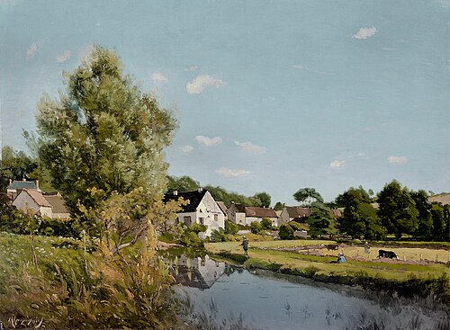 The Mill Stream, , Henri Harpignies