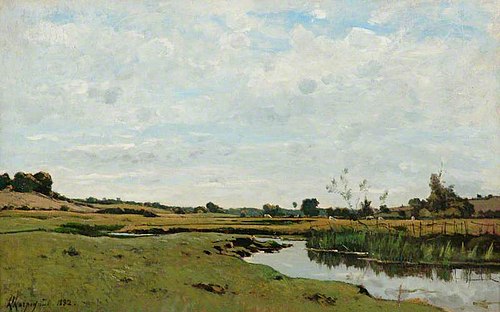 The Winding River, 1882, Henri Harpignies