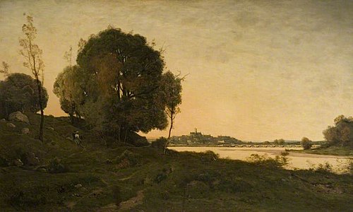 Le Pont De Nevers, 1877, Henri Harpignies