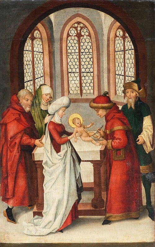 Circoncision du Christ, 1475, Ludwig Schongauer