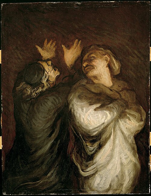 Scapin, 1861, Honoré Daumier