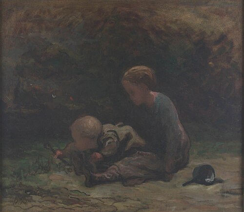 Les petites paysannes, 1853, Honoré Daumier