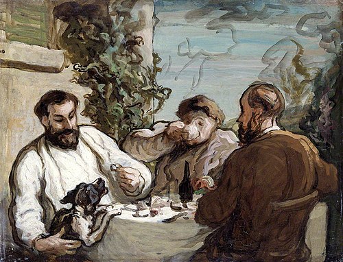 Lunch in the Country, 1868, Honoré Daumier