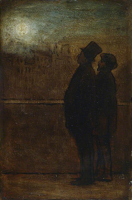 The Night Walkers, 1845, Honoré Daumier