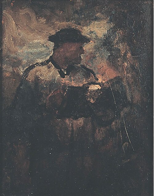 Portrait d'un artiste, , Honoré Daumier