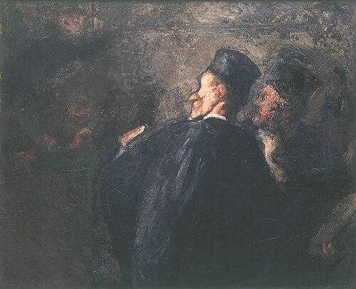 La Plaidoirie, , Honoré Daumier