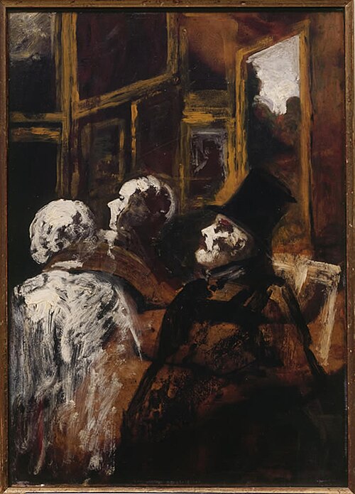 Les Amateurs de Tableaux, 1860, Honoré Daumier