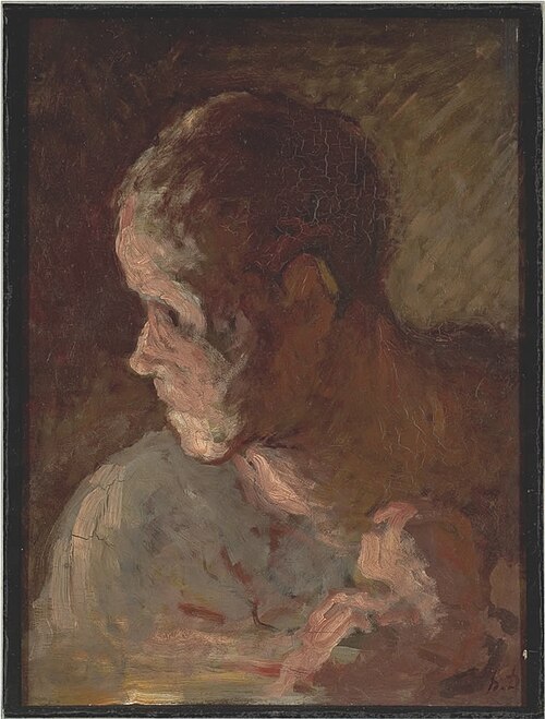 Tête de sonneur, 1866, Honoré Daumier
