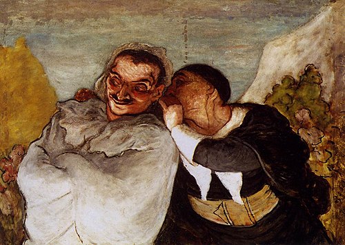 Crispin et Scapin, 1864, Honoré Daumier