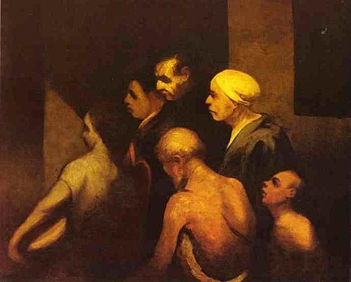The Beggars, 1845, Honoré Daumier