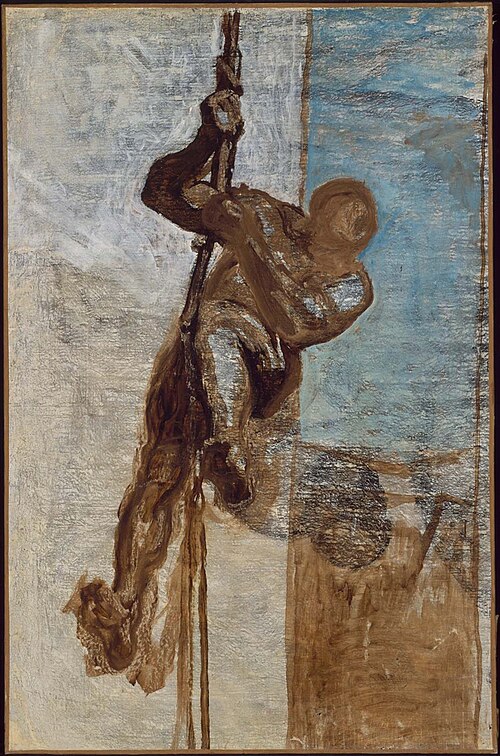 Man on a Rope, 1858, Honoré Daumier