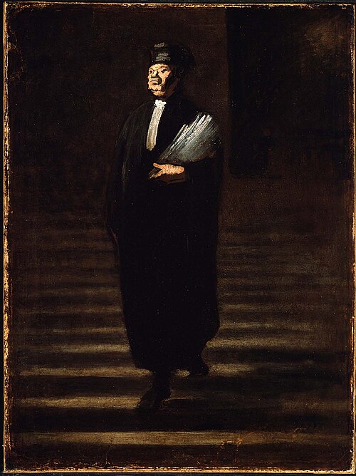 Triumphant Advocate, 1847, Honoré Daumier