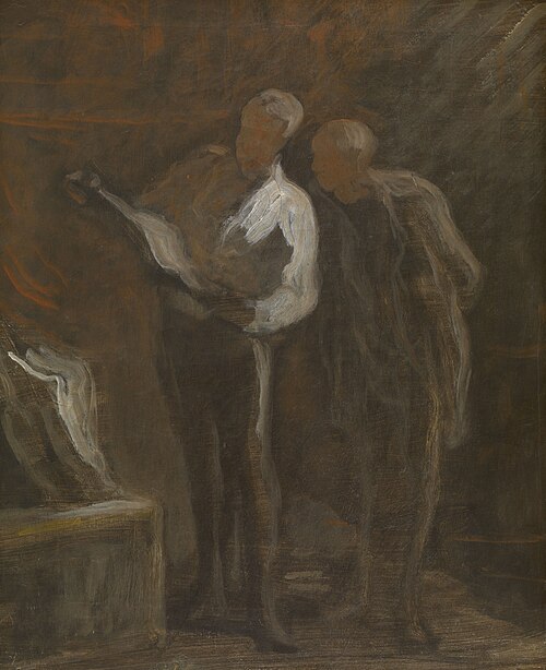 Amateurs d’estampes, 1870, Honoré Daumier