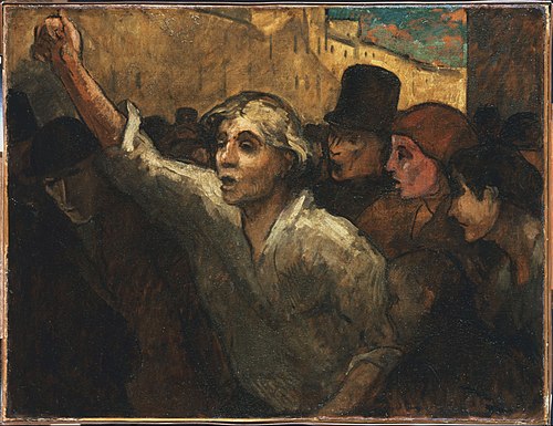L'Émeute, , Honoré Daumier