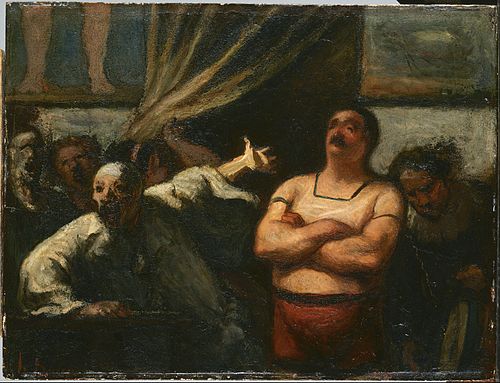 The Strong Man, 1865, Honoré Daumier