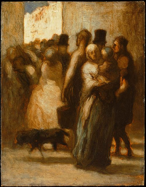 To the Street, 1850, Honoré Daumier