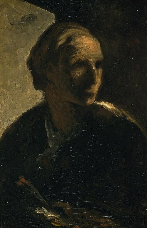 Le Peintre (The Painter), 1865, Honoré Daumier