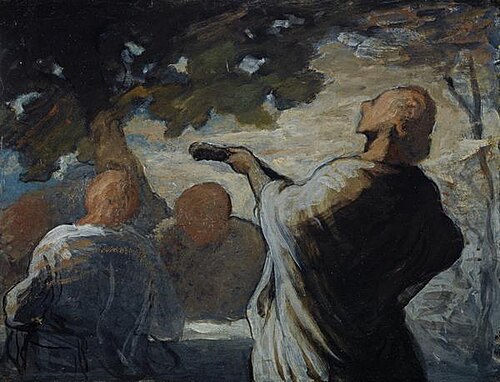 The Serenade, 1858, Honoré Daumier