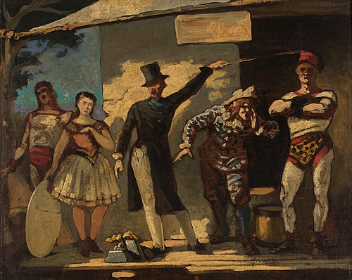 Painting by Honoré Daumier, 1862, Honoré Daumier