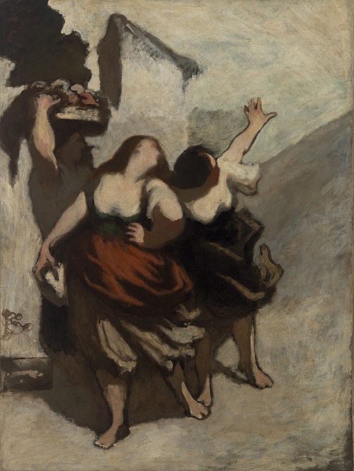 The Ribalds (Les Ribaudes), , Honoré Daumier