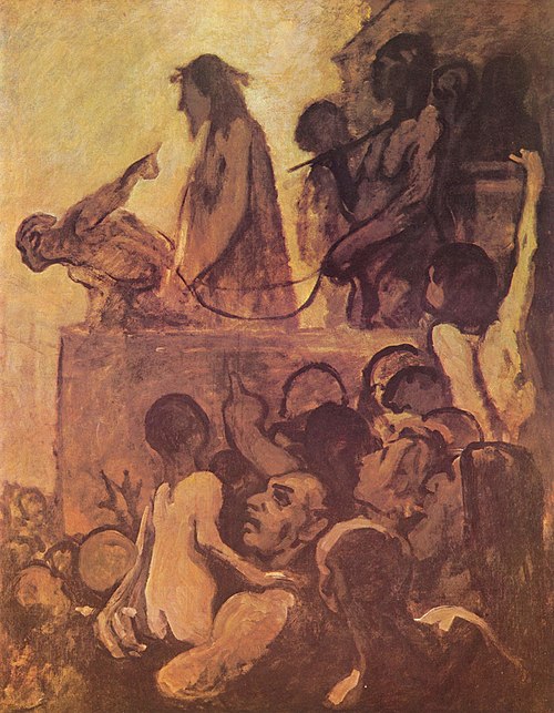 Ecce homo, 1851, Honoré Daumier