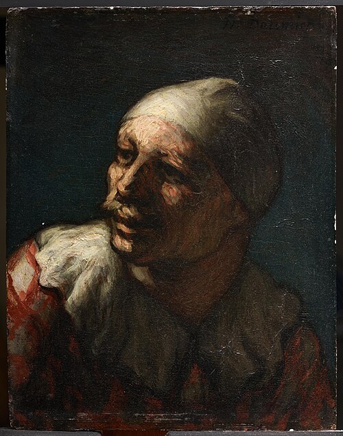 Head of Pasquin, 1862, Honoré Daumier