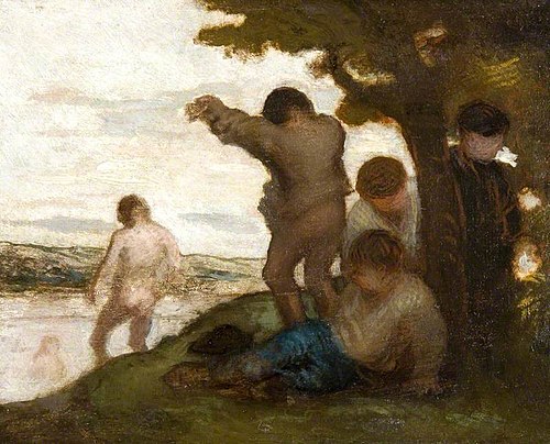 The Bathers, 1847, Honoré Daumier