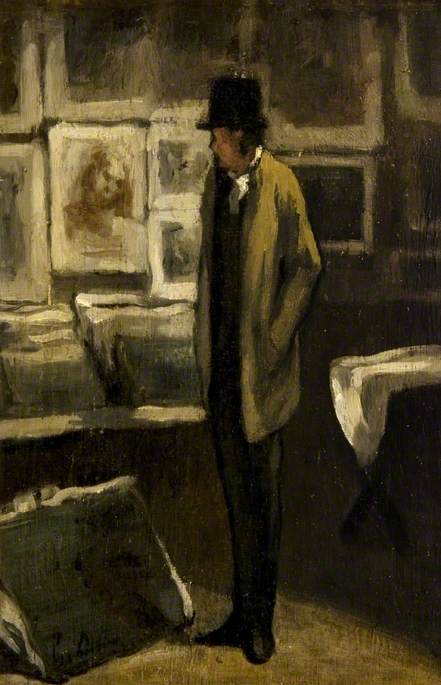 The Print Collector, 1862, Honoré Daumier